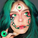 Forest Green Contact Lenses
